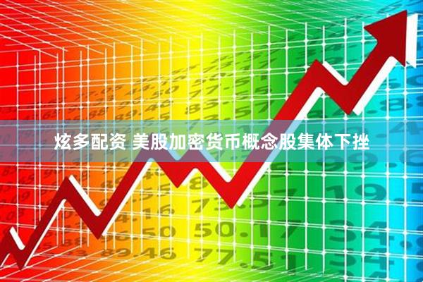 炫多配资 美股加密货币概念股集体下挫