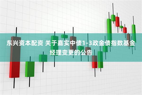 东兴资本配资 关于嘉实中债1-3政金债指数基金经理变更的公告